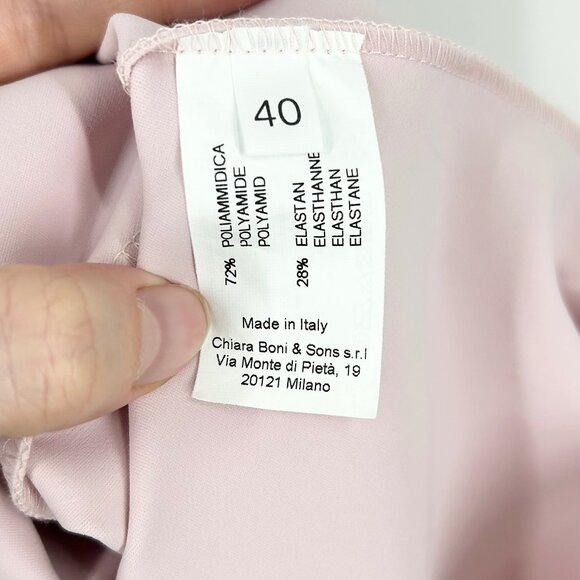 Chiara Bone La Petite Robe Light Pink Ruffle Maxi Dress - Picture 9 of 10